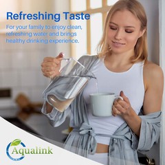AQUALINK JFC002 Replacement for Brita Longlast Water Filter, 6PACK