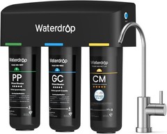 Waterdrop TSB-CM Under Sink Water Filter System Reduce Chloramine for CA