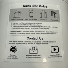 SimPure Y7P-BW UV Countertop Reverse Osmosis Water Filter Tested Working