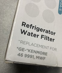 Novete RWFOA Refrigerator Water Filter GE- Kenmore 46 9991 MWF New & Sealed