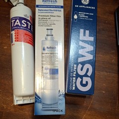 3 NEW, Refresh R-9010(A) Refrigerator Water Filter for 4396508 46-9010 8212652