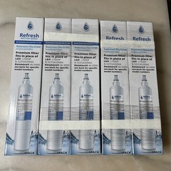 (5)REFRESH R-9990 Water Filter 2-Pack Fits LG LT600P & 5231JA2006A Refrigerators