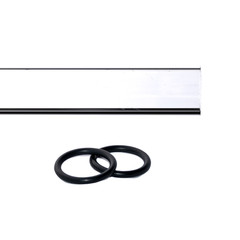 LuTrace, Viqua QS-810, 33.25″ Replacement UV Quartz Sleeve with O-Ring Gaskets