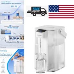 Advanced Water Filter Pitcher Reduces Lead Microplastics for Pure Drinking Water