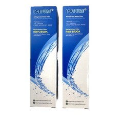 Genuine IcePure Refrigerator Water Filter: Model RWF3500A – Lot of 2 (Brand New)