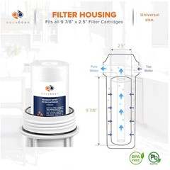 Clean Water Clarity with 5 Micron Sediment Filter – 25-Pack