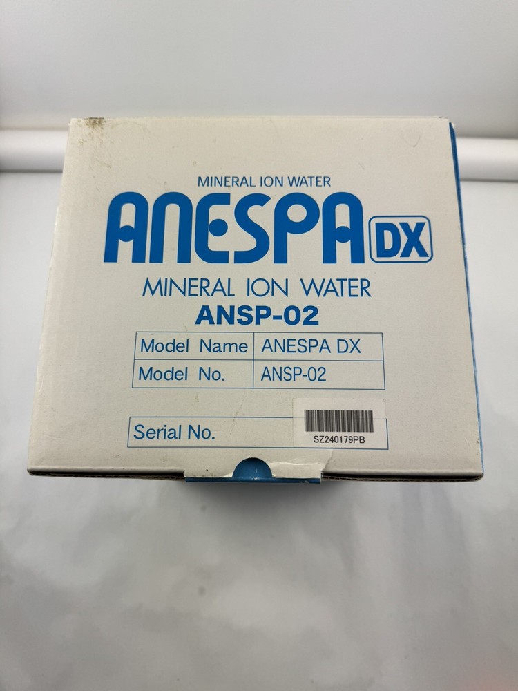 Genuine Enagic Anespa DX Mineral Ion Water ANSP-02 Made In Japan Open Box Read