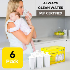 Water Filter Replacement for Brita® Pitchers & Dispensers, Classic OB03, Mavea®
