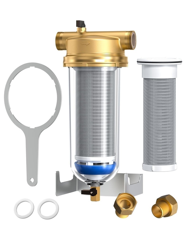 Waterdrop Mega Spin Down Sediment Filter Backwash Whole House System 500μm+200μm