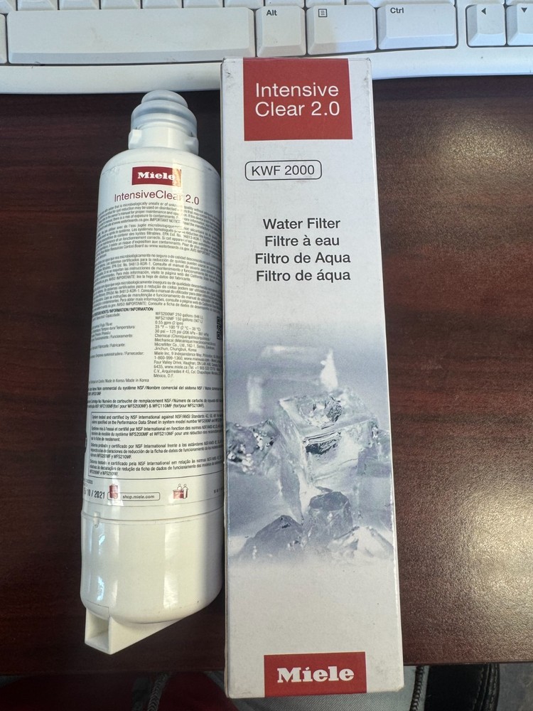 Miele Original KWF 2000 IntensiveClear 2.0 Water Filter with Active Charcoal …
