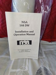 NSA 144-DW Water Filter Purifier White with Connections New