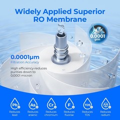 Waterdrop WD-G3-N2RO Filter, Replacement for WD-G3-W Reverse Osmosis System