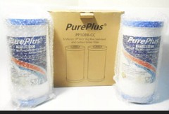 PurePlus PP10BB-CC 5 Micron 10×4.5″ Big Blue Sediment&Carbon Water Filters 2-PK