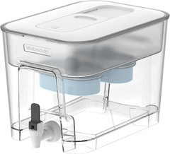 WFD-22L-DF Water Filter Dispenser, 40-Cup Water Purifier, 2 Built-In Filters, 8X
