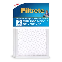Filtrete Ultimate Allergen Reduction Filter UT00-2PK-1E, 16 in x 20 in x 1 in