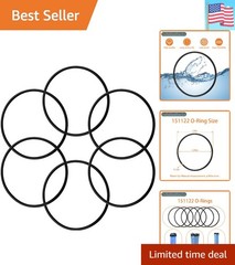6-Pack O-Rings Compatible with Pentek Big Blue Water Filter Housings Seals Ga…