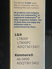 3 NEW – Refresh R-9490 Refrigerator Water Filter For LT800P & Kenmore 469490