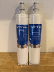 (2) Waterdrop WD-F02 Whirlpool Refrigerator Replacement Water Filters – NEW