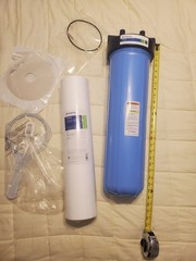 Pentair Big Blue 1″ NPT Water Filter Housing WITH DGD-5005-20 50/5 micron Filter