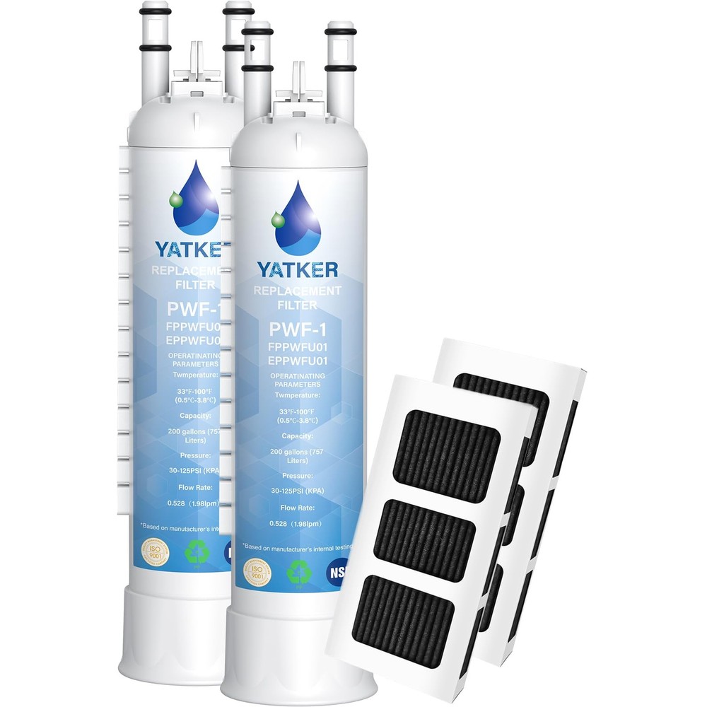 Filter Replacement FPPWFU01 Compatible Frigidaire PurePour PWF-1 Water Yatker