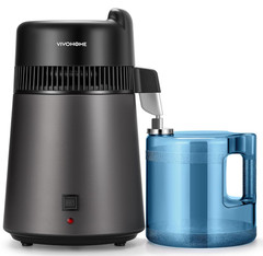 NEW_VIVOHOME Water Distiller Countertop 1.6 Gallon/6L 900W_Smart Switch Purifier