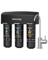 Waterdrop TSB-PF Under Sink Water Filter System, with a Separate Faucet