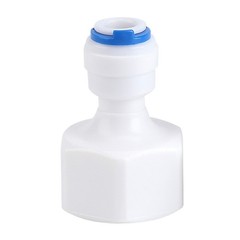 6Pcs 1/4 Tube OD To 1/2 Female Push In Quick Connector For Water Filter Reverse