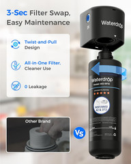 10UB under Sink Water Filter System, Reduces PFAS, PFOA/PFOS, Lead, Chlorine, Ba