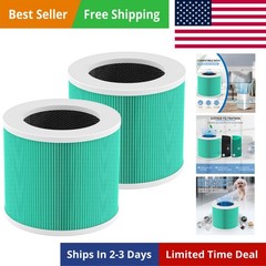 2 Pack HY1800 Replacement Filter Compatible with CHIVALZ/MORENTO/Loytio/Honey…
