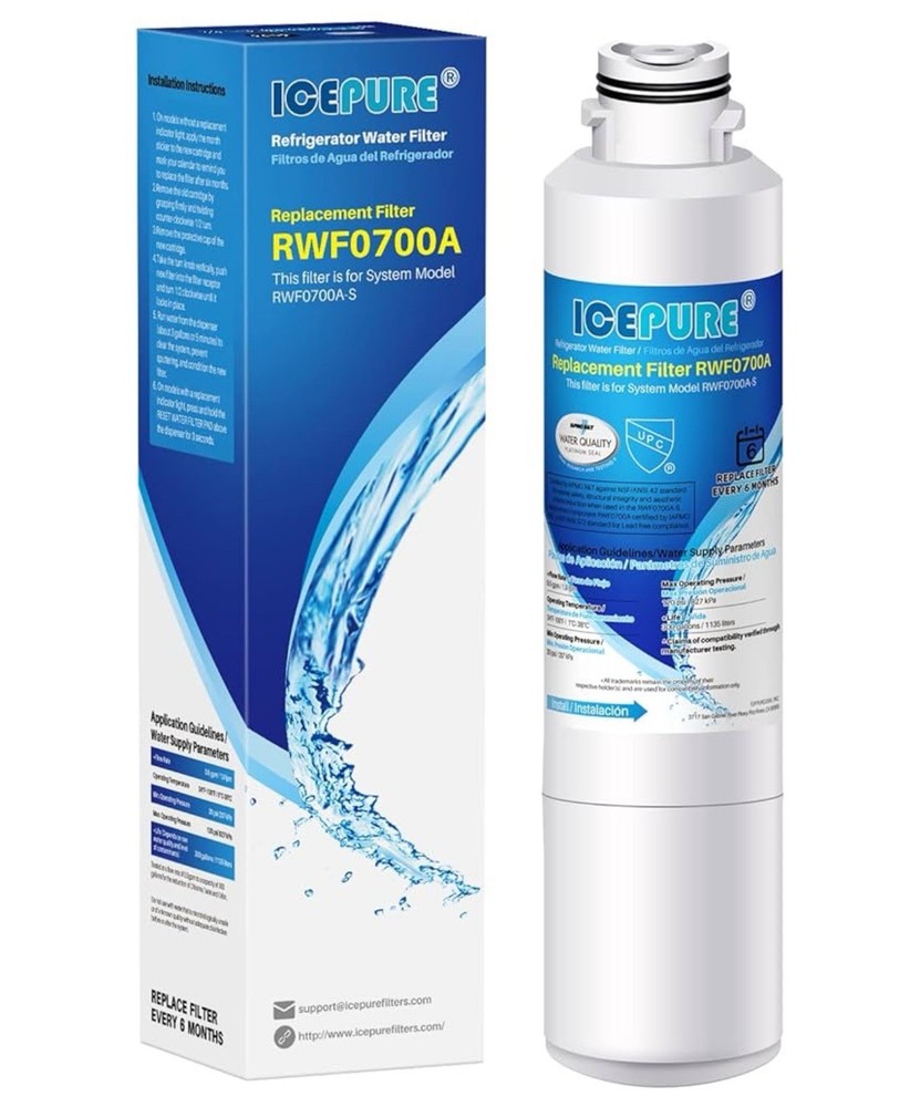 ICEPURE RWF0700A Refrigerator Water Filter Replacement for Samsung
