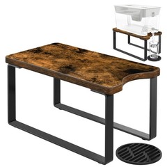 Water Filter Dispenser Stand Wood with Drip Tray – 7.5»W x 13.5»D x 7»H, M…
