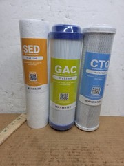 Reverse Osmosis Replacement Filter set Sed Gac Cto 104002 104004 104006