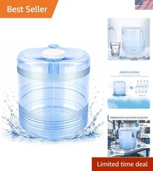High Capacity 1Gal Distilled Water Collection Bottle – Easy Clean & Use