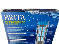 Brita Stream Replacement Filters 2 pack Open Box 1 is Missing from the Box