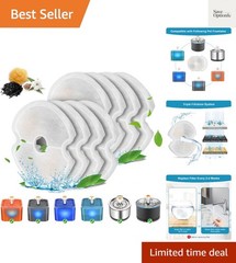 8 Packs Replacement Filters for 84oz/2.5L Stainless Steel and Neverland Cat W…