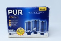 PUR Maxion Great Taste Faucet Mount Replacement Filters 3 Pack