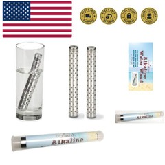 2 Pack Alkaline Water Stick Wand Naturally Raise pH 9.5 Adds Tourmaline, Maif…