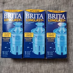 3-Pack BRITA LONGLAST Replacement Filter 6 Month (NEW FACTORY SEALED IN BOX)