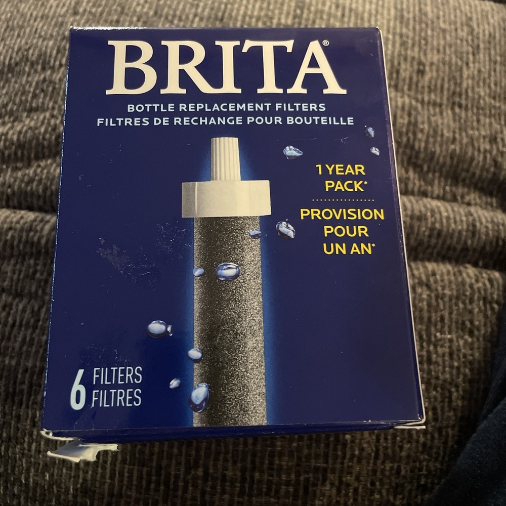 BRITA Bottle Replacement Filters 6 Filters 1 Year Pack (BRAND NEW)