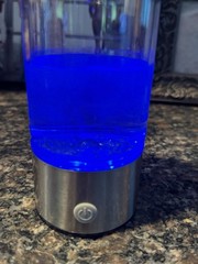 Hydrogen Water Bottle Generator Ionizer 420ML 14 oz Glass Rechargeable Portable