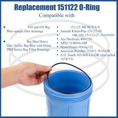 10Pcs 151122 Water Filters O-Rings Large Blue Filter Housing Replacements Parts