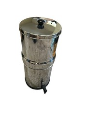 Big Berkey Water Filter System 2.25 Gallon 1 Filter Stainless Steel 19.5″ USED