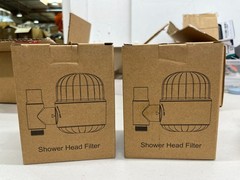 LOT OF 2 – Generic Chrome Shower Head Filters