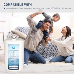 (2) FC1 F8 HG-N Water Filter Replacement Compatible Enagic Leveluk F8 and HG-N