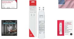 Water and Ice Refrigerator Filter with Built In Replacement Tracking Technology