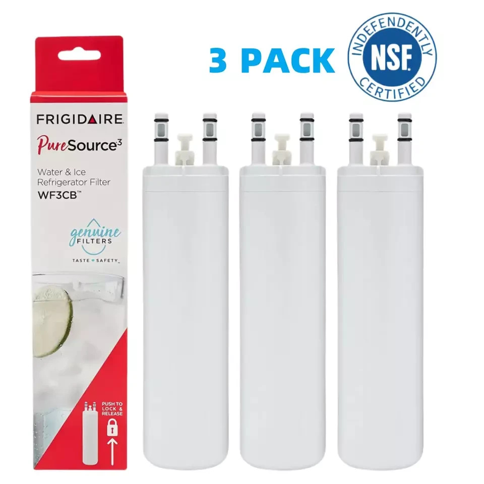 3 PACK NEW For Frigidaire WF3CB Refrigerator PureSource 3 Water & Ice Filter