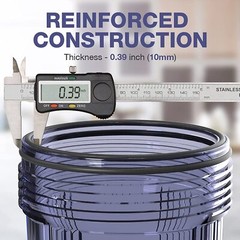 Clear Whole House Water Filter Housing System &2p 10″ x 4.5″ PP Pleated Sediment