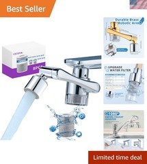 Water-Filter Faucet Extender Kit with 9 Cartridges