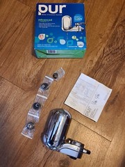 PUR Faucet 3 Stage Water Filtration System Chrome. FM-3700.