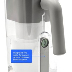 Elegant 8-Cup ZeroWater Filter Pitcher – Reduces Lead & PFAS, TDS Meter Included